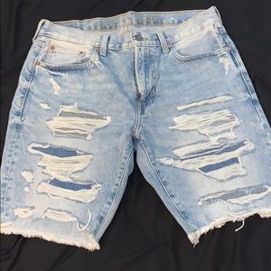 American eagle jean shorts